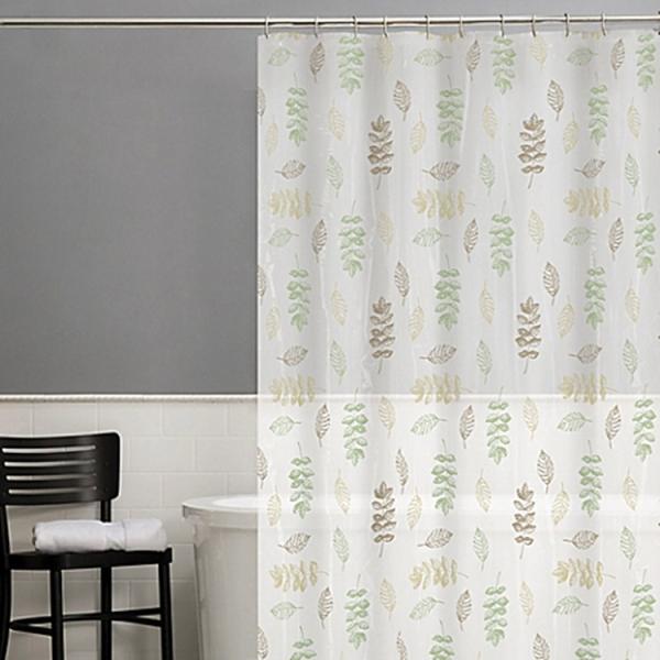 PVC Free PEVA Stylish Waterproof Shower Curtain For Personal Apartment