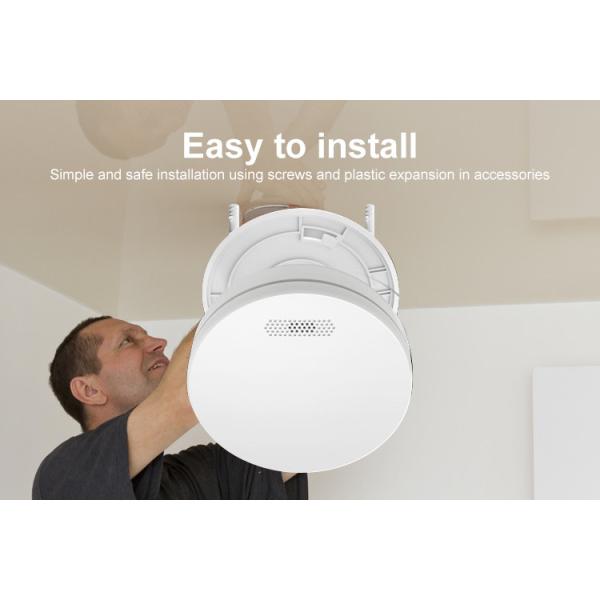 CE Approval Standalone Smoke Detector Alarm 10 Years Battery Operated Fire Smoke Alarm