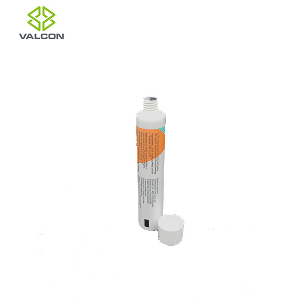 PP Empty Cosmetic Tubes ,  Glossy White Tube Packaging ISO Certification