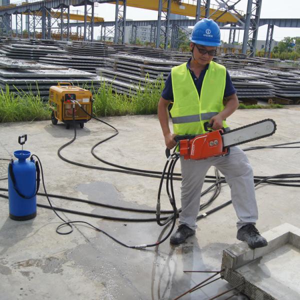 10.5-14Mpa Hydraulic Chain Saw 26-34LPM Flow High Hardness