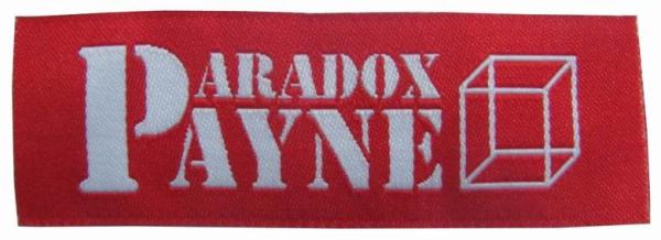 Fashion Design Woven Neck Labels Standard Size  PMS Color Custom Shape