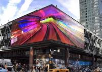 Super Slim que anuncia o passo conduzido SMD exterior do pixel do brilho alto 6mm do RGB da exposição