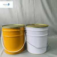 Cisterna industrial vazia de 10 litros com anel de fechamento espessura 0,35 mm balde vazio de 5 litros