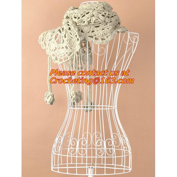 autumn-summer, women's all-match, cutout handmade, crochet, yarn scarf,Shawls scarves Sen