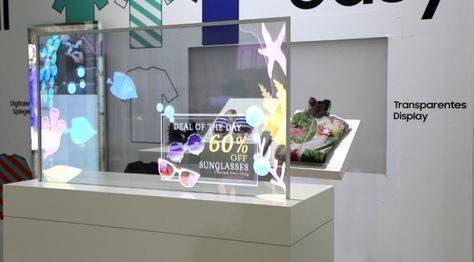 Double Sided Large OLED Touch Display / Transparent OLED Roll Up Screen