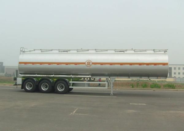 reboque do petroleiro do aço carbono dos eixos 36000L 3 para a entrega da gasolina/gasolina