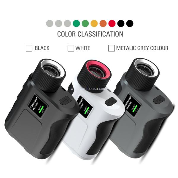 Kaemeasu 1500m Telescopio óptico Golf Medidor de distancia USB Carga 95% Transmisión H1500H