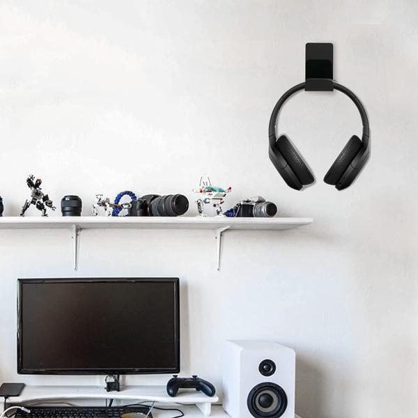 Acrylic Headphone Stand Headset Hanger Holder Earphone Wall Display Bracket 2.76in