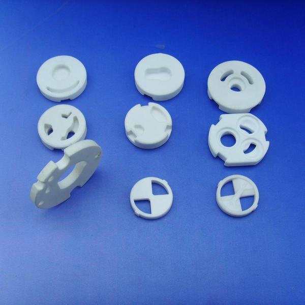 Anti Crack Black Ceramic Seal Rings / Ceramic Watch Bezel Curved Approved