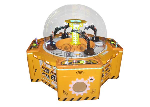 Arcade Amusment Candy Claw Catch Vending Machine For Four Player