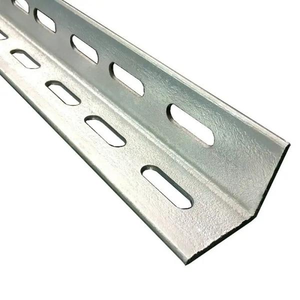 5-10mm Hole Diameter Perforated Metal Angle Iron Universal Angle Iron / Steel Angle Iron With Punching