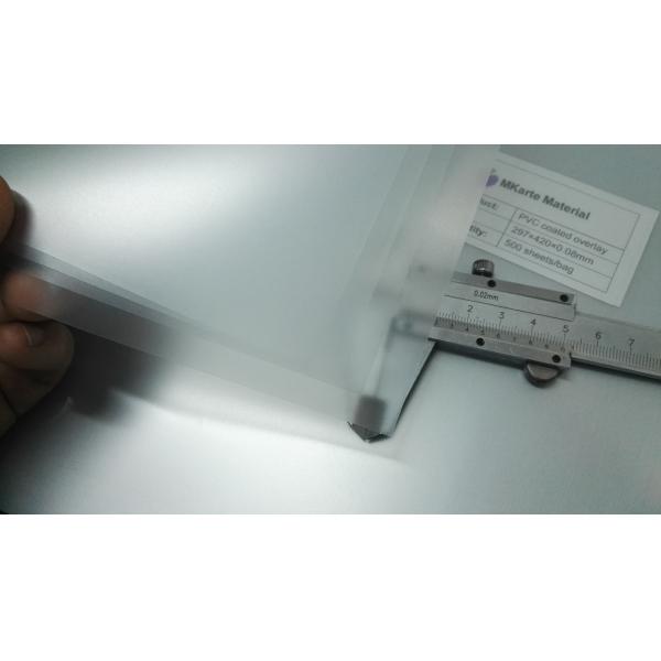 Материал смарт-карты PVC A4 0.10mm устойчивости к старению