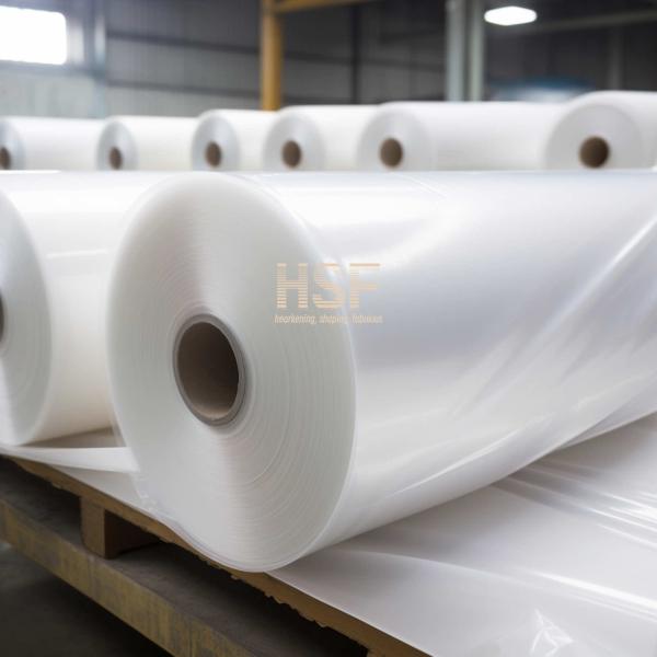 Customized Translucent White Silicone Release Film PE Protective Films