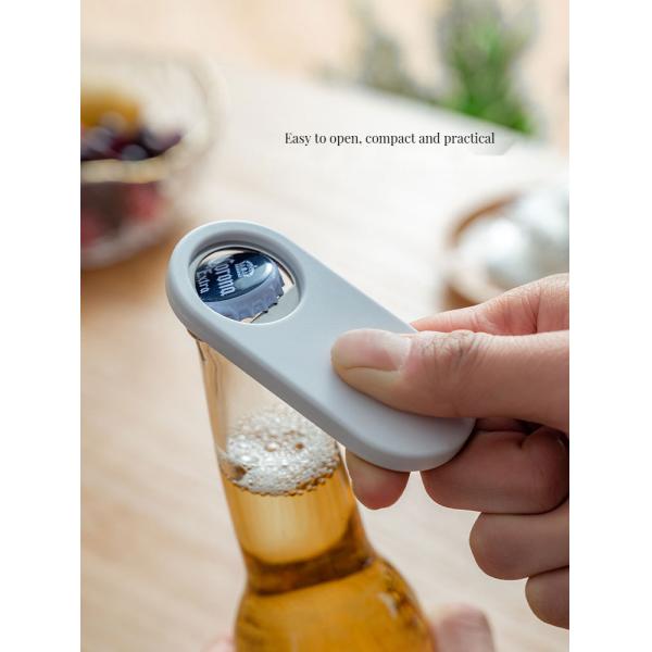 Thickened Handle Beer Bottle Opener Customizable Logo for Multi-Purpose Kitchen and Bar
