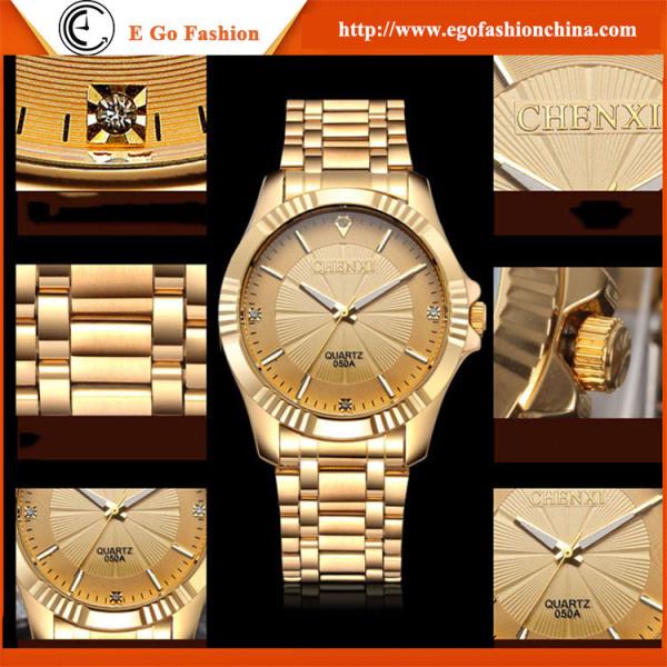 050 Full Gold Watch for Man Women Unisex Watches Luxury Watch Vintage Retro Watches Man