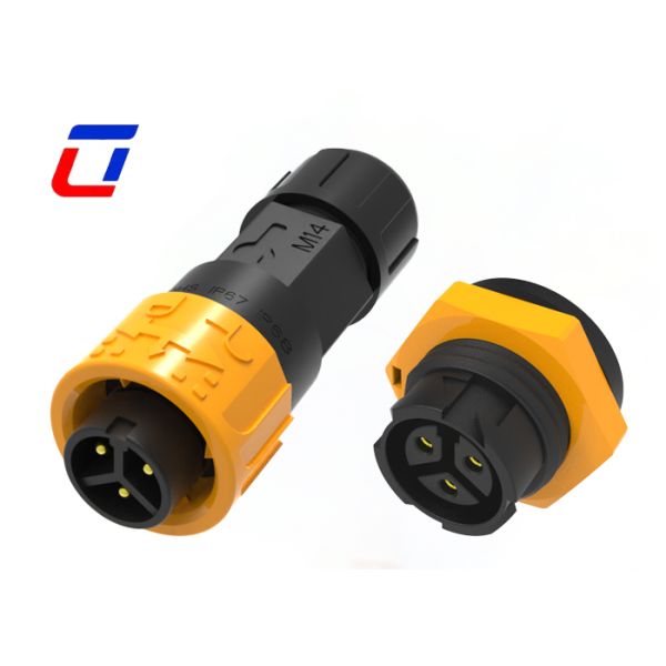 M16 Male Female 3 Pin Power Connector 10A Industrial Plug And Socket
