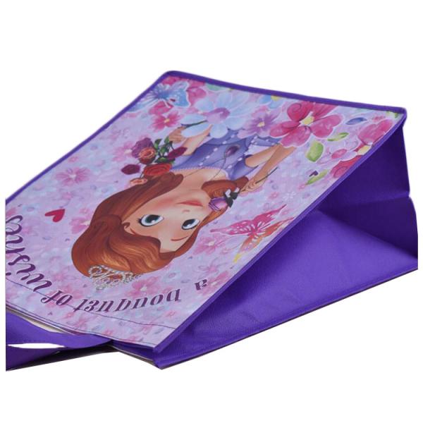 La coutume a imprimé les sacs d'emballage stratifiés réutilisables non tissés de sacs à provisions