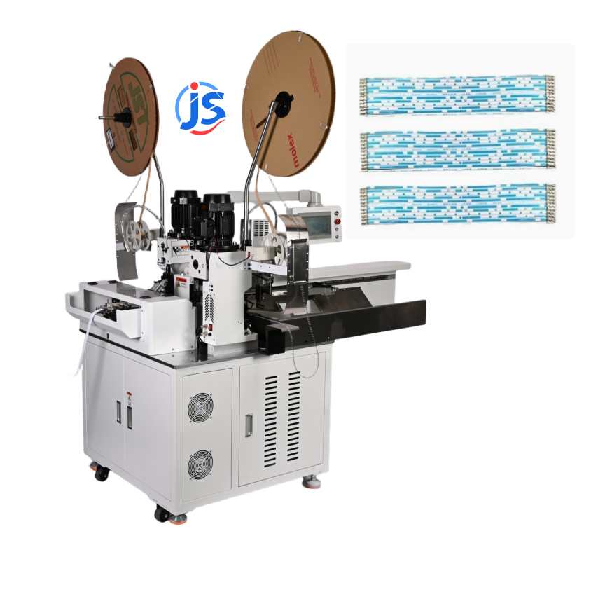 Ribbon Cable Automatic Soldering Machine 220V Wire Cutting And Crimping Machine