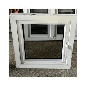 European UPVC Double Glazing Swing Casement Window 26*26 Inch Sizes Customizable