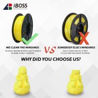 Filamento ABS amarelo da impressora 3D para impressão industrial Temperatura 170-230C