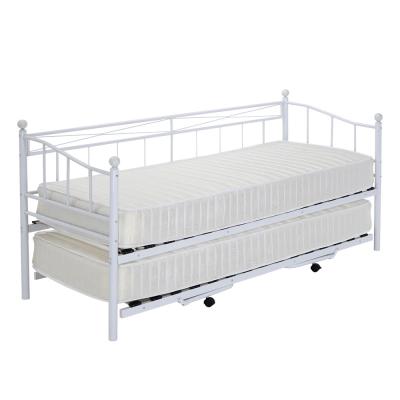 Multifunctional Wrought Iron Daybed Frame Twin Size Eco Friendly Finish