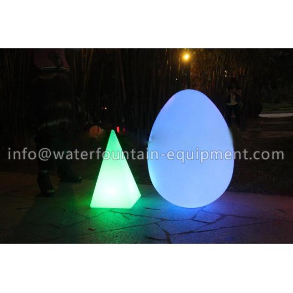 Egg Shape Waterproof Underwater Pool Lights LED Bedside Lamp Garden Decoration