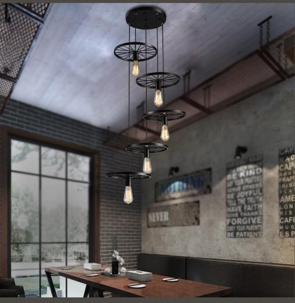 Black Loft Style industrial pendant lights for Bar Kitchen Coffee Shop Decoration (WH-VP-07)