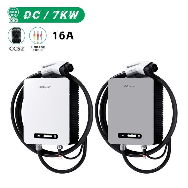E-mingze Factory's New CCS2 7KW Wall-Mounted Electric Vehicle Charger DC Fast Charging Station New Portable Charging Stations