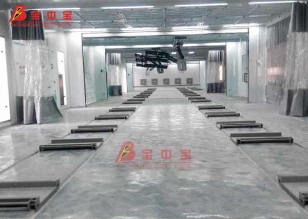 Customized Auto Maintenance Spray Booth Line / Automotive Repair Paint Line