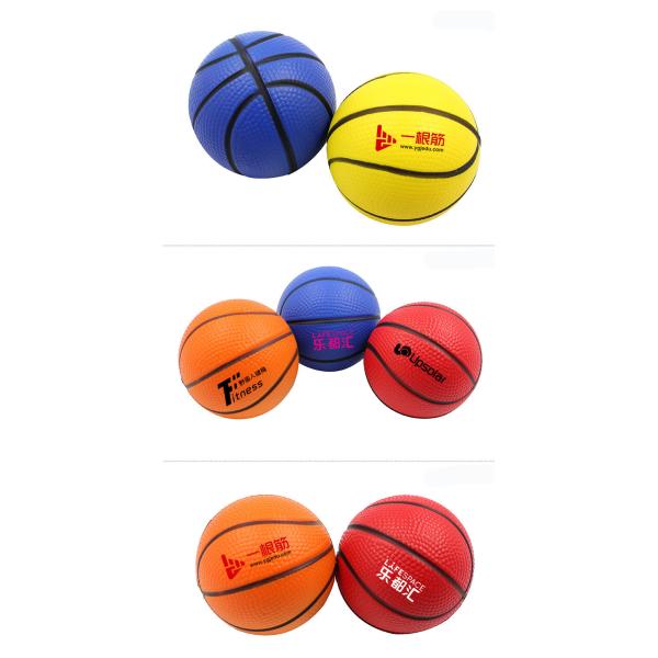 Colorful Promotional Stress Ball Basket Stress Ball Logo Customized