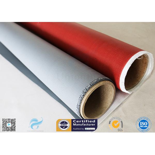 Gray Color 510g High Strength Silicone Coated Fiberglass Fabric For Welding Curtain