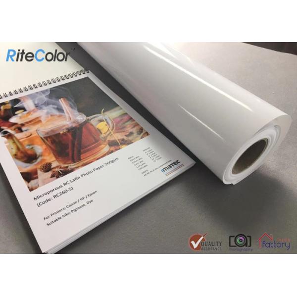 Яркой белой покрытые смолой струйные принтеры сатинировки бумаги фото для фотографического печатания