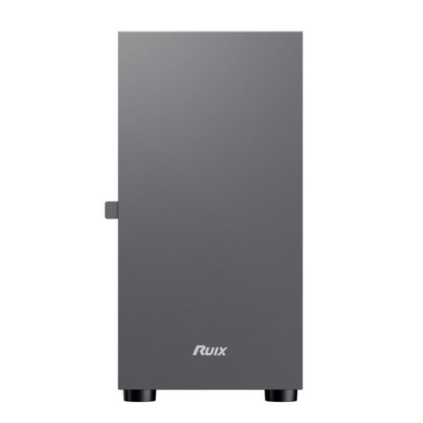 ETEK Computer Case - Cool and Clean Designed, Integrated Stamping Steel Front Panel,Tempered Glass Hinged Swing Doors