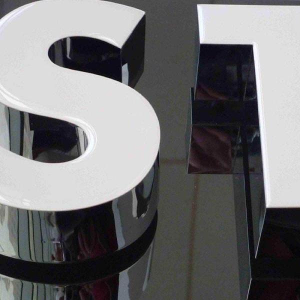 Outdoor Sign Board Stainless Steel Acrylic Led  Lighting Illuminated Letter Signs