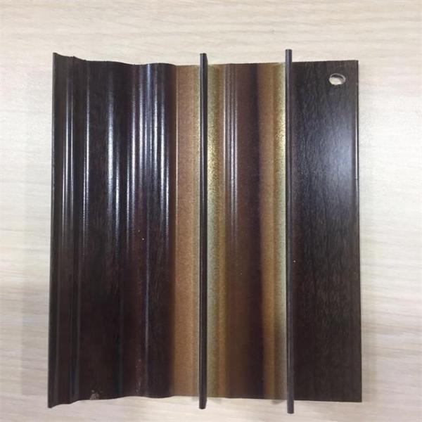 Skirting Decoration Wood Grain Aluminum Extrusion High Corrosion Resistance