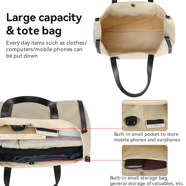 Big Size Canvas Eco Friendly Shopping Bags Short Handles Shoulder Tote 15x5x12