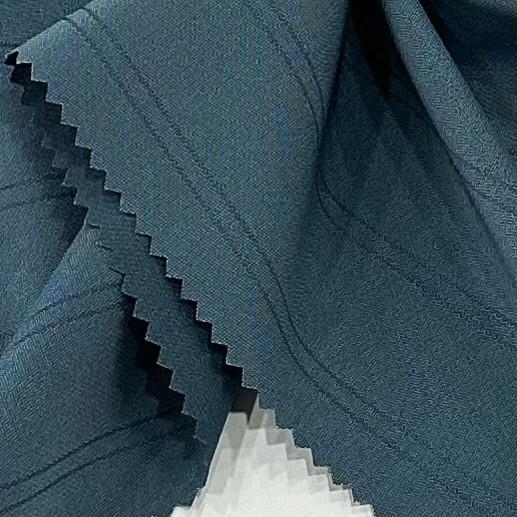 Anti Static Cationic Polyester Fabric Interlock Four Way Stretch Diagonal Stripe Fabric
