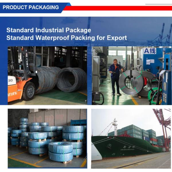 SAE1008b SAE1006 A53 Пролетная стальная проволока холоднотянутая горячо кованая углеродистая проволока