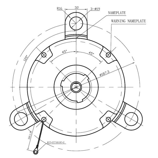 220V 1/5HP YDK/YSK139/140 Double Shaft Window Air Conditioner Unit Blower Fan Motor