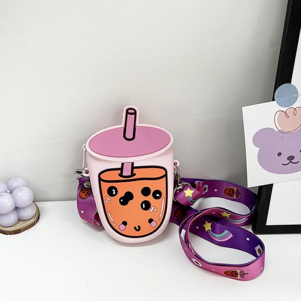 Кваи Силиконовый карандаш Чехла BPA Бесплатный канцелярский организатор Макияжный пакет Кроссбоди плечевая сумочка Сумка для детей Рождественский подарок