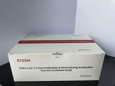 Coronavirus Total Antibodies / Neutralizing Antibodies Test Kit Colloidal Gold