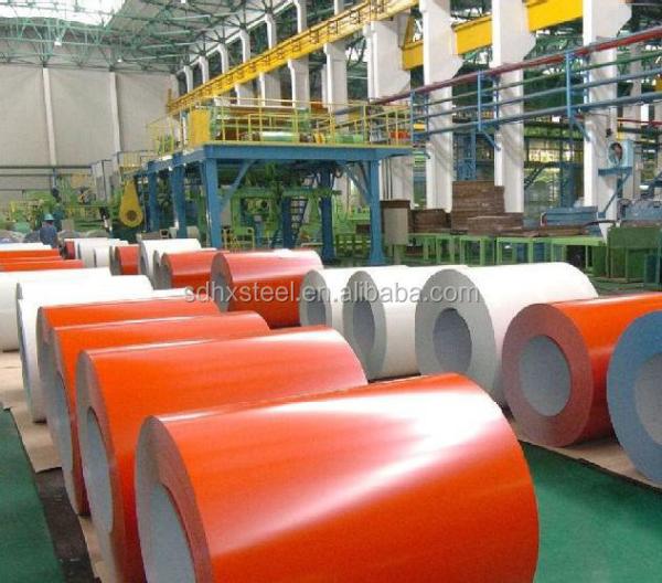 Galvanized Prepainted Red Roofing Steel Material PPGI GI 0.45mm Corrugated Structural Sheet Roofing Sheet