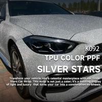 K092 Silver Stars TPU couleur peinture automobile film de protection Glitter enveloppe automobile