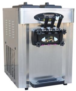 Tensão macia 60hz da máquina do gelado do leite de três sabores para o
