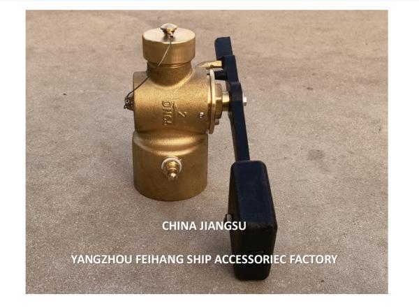 FH50 Cb/T3778-1999 Cock de sonido- Válvula de bronce de cierre automático con extremos roscados con palanca de peso