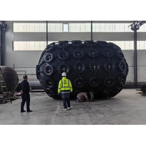 Морской резиновый фендер для судового причала Yokohama pneumatic rubber fender