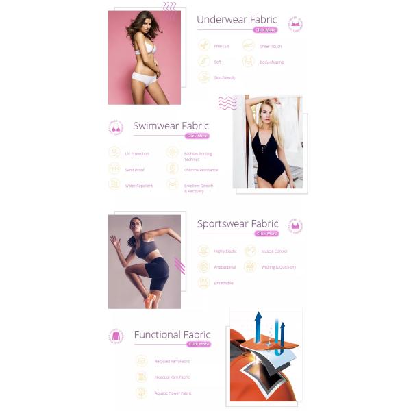 doux superbe réutilisé pour le tissu de Spandex de polyester de vêtements de bain de tenue de plage de bikini