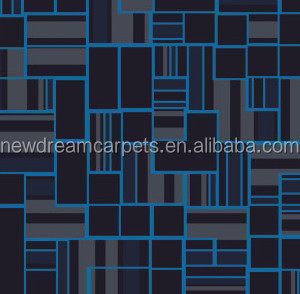 Canton PP / Nylon waterproof fireproof carpet tiles from with Animal Print Pattern