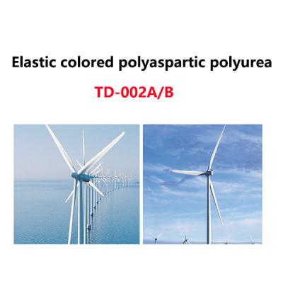 Elastic Two Component Colored Polyaspartic Polyurea TD-002A/B