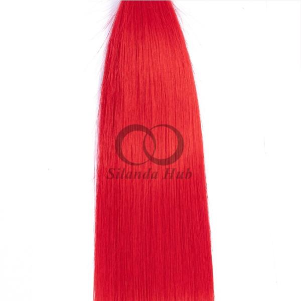 #T1B/Red Straight Remy Human Hair Bundles Sew In Weave Bundles Brazilian Bundle Deals